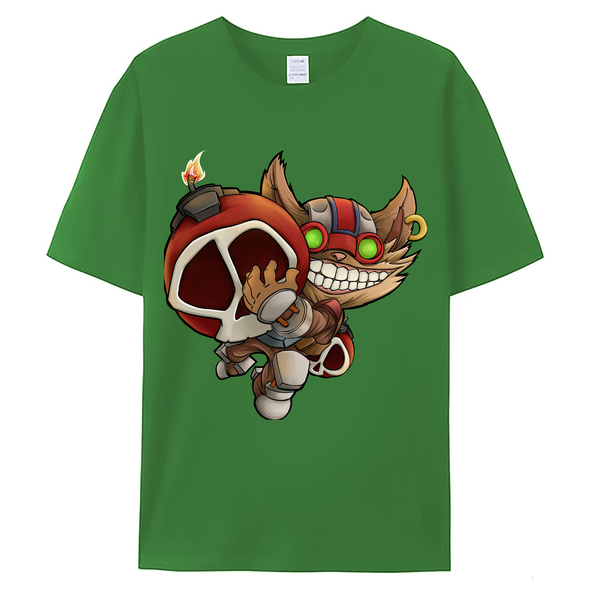 （画像用） リーグ・オブ・レジェンド League of Legends LOL レディースカジュアルプリントTシャツ（綿100％）